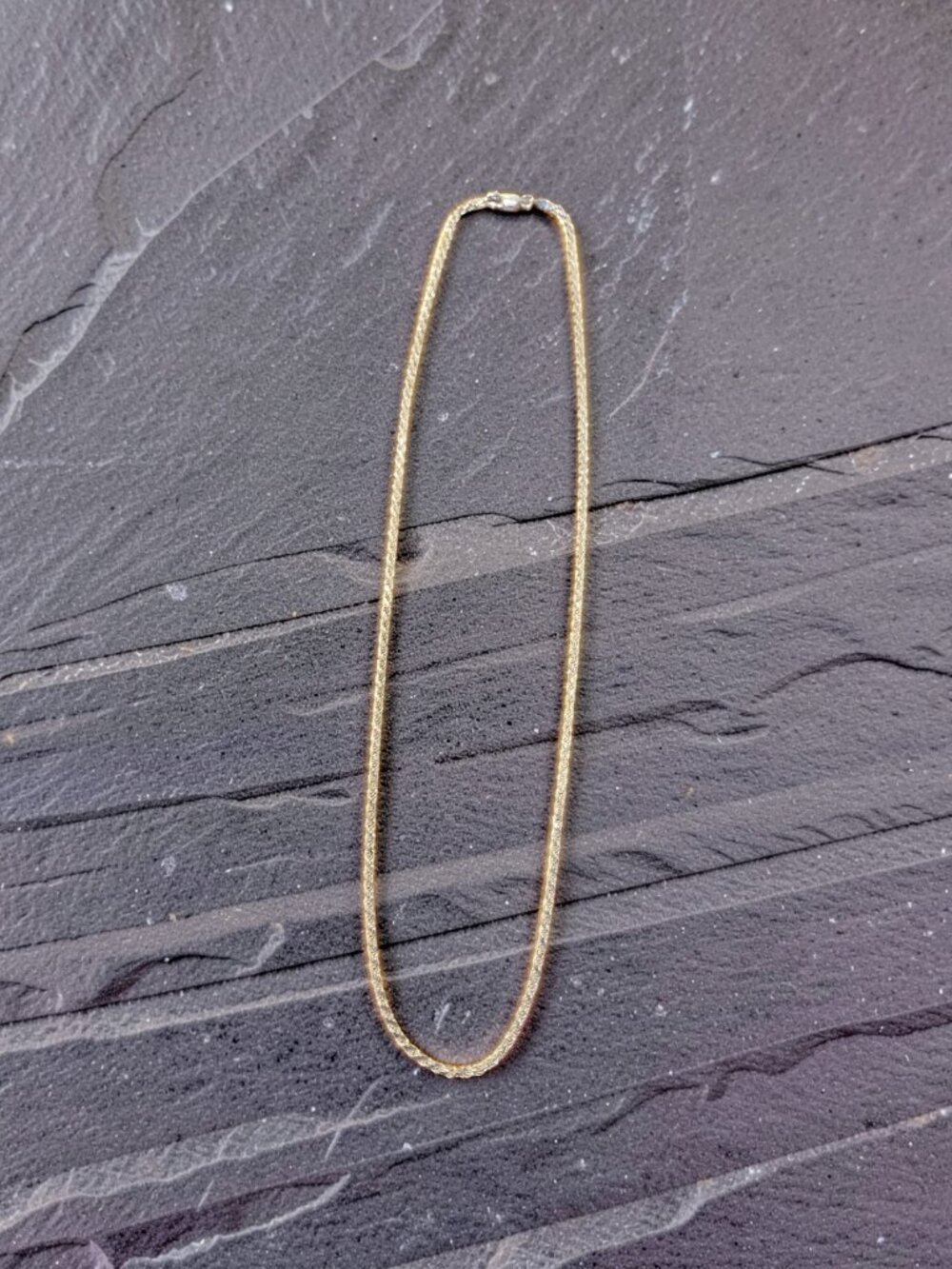 20 inch Sterling Italy Silver Rope Necklace~